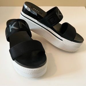 New DKNY Ry platform sandal, 9